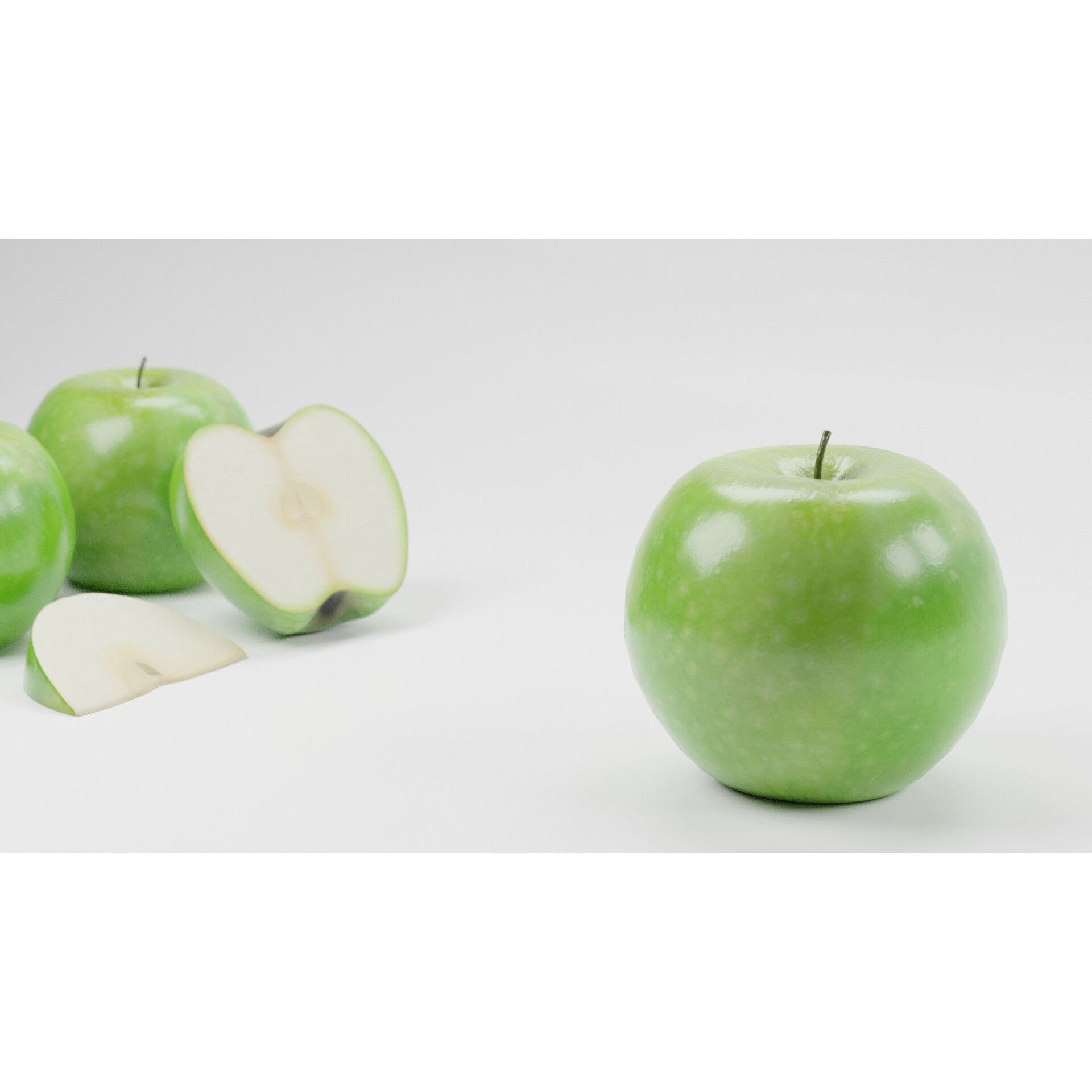 Mega Fruit Pack - Low-Poly Game-Ready 3D Model - View 12