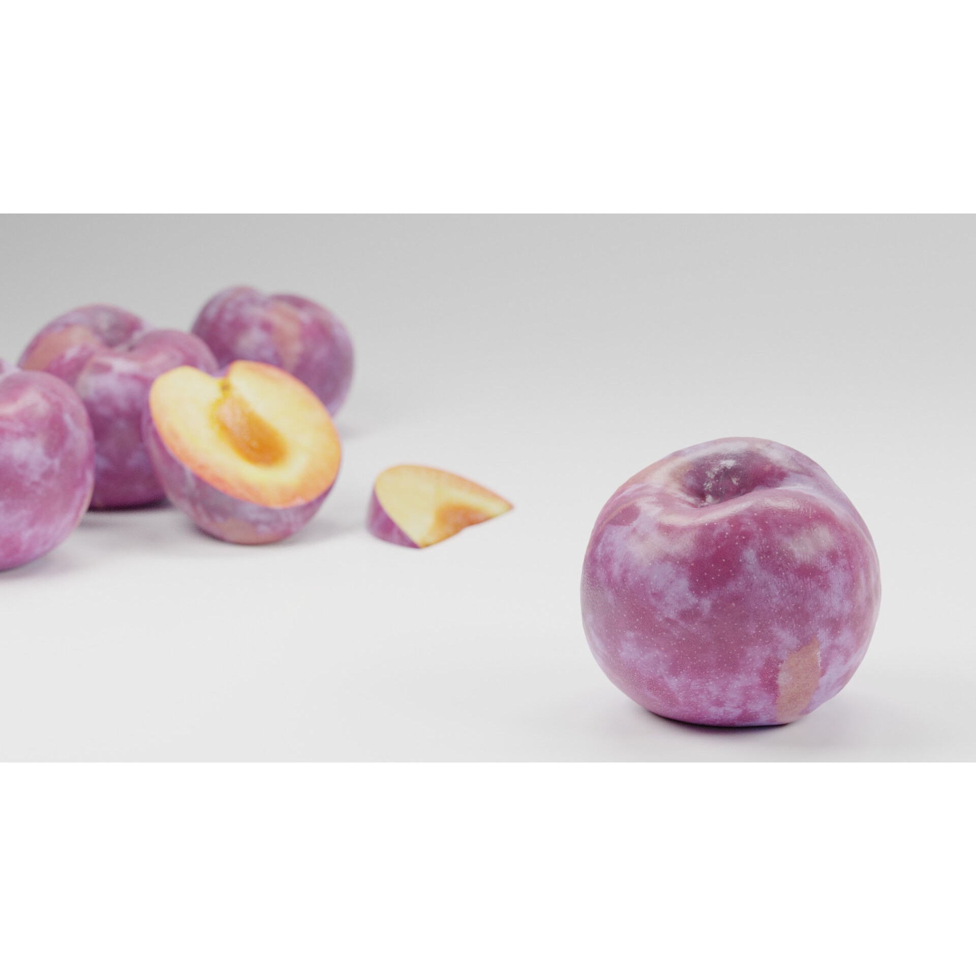 Mega Fruit Pack - Low-Poly Game-Ready 3D Model - View 15