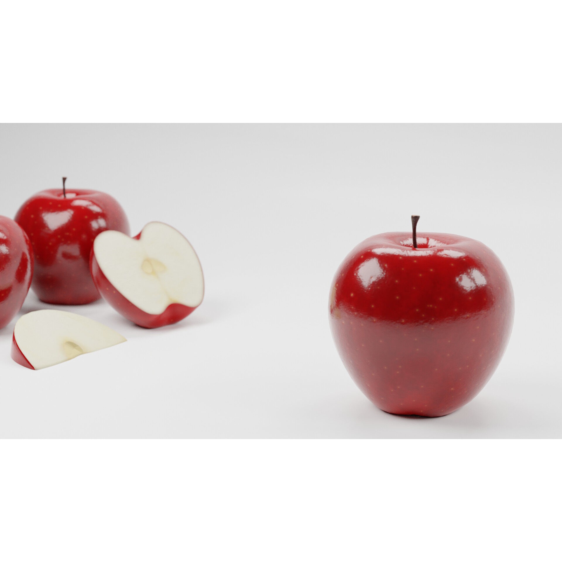 Mega Fruit Pack - Low-Poly Game-Ready 3D Model - View 17