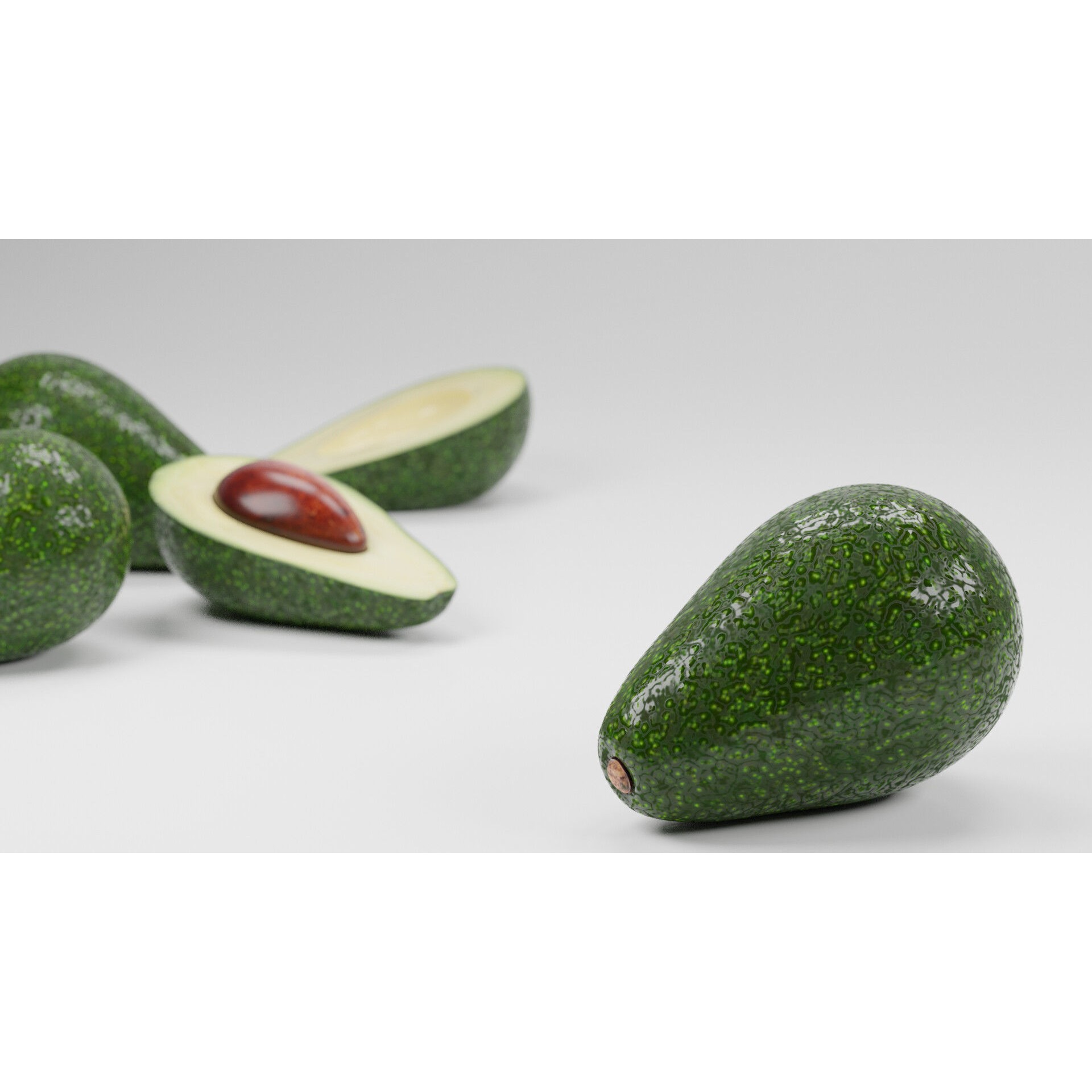 Mega Fruit Pack - Low-Poly Game-Ready 3D Model - View 19