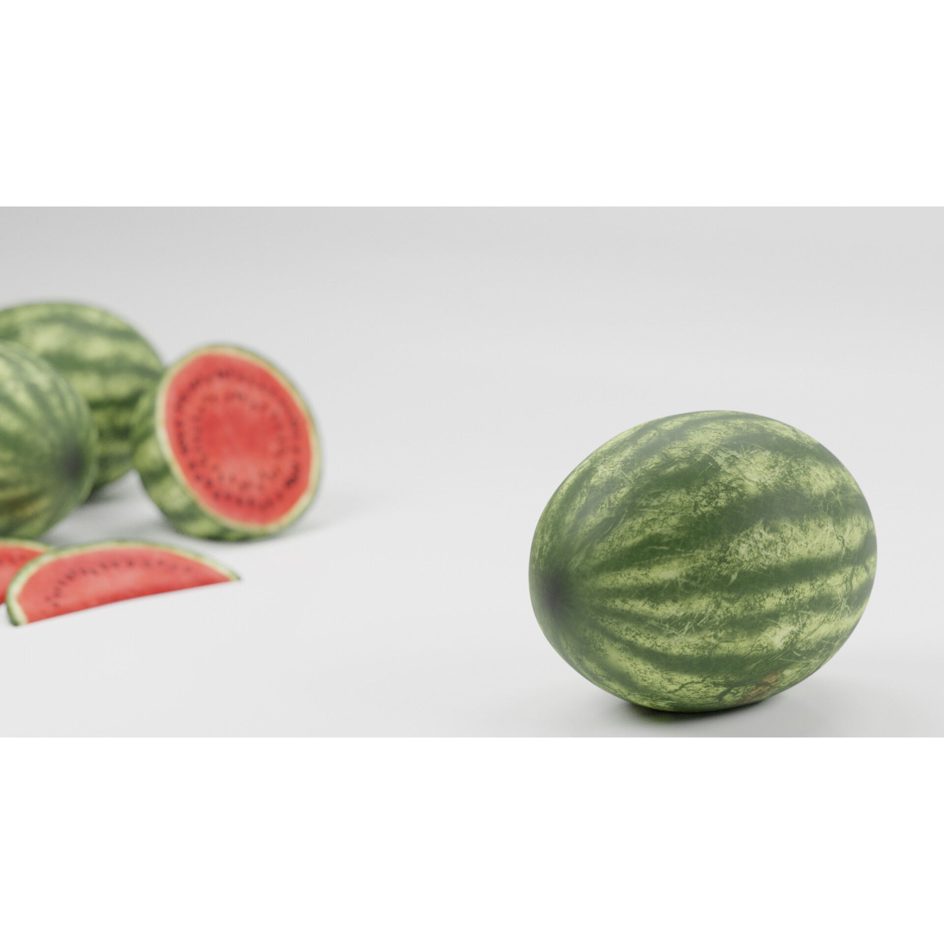 Mega Fruit Pack - Low-Poly Game-Ready 3D Model - View 21