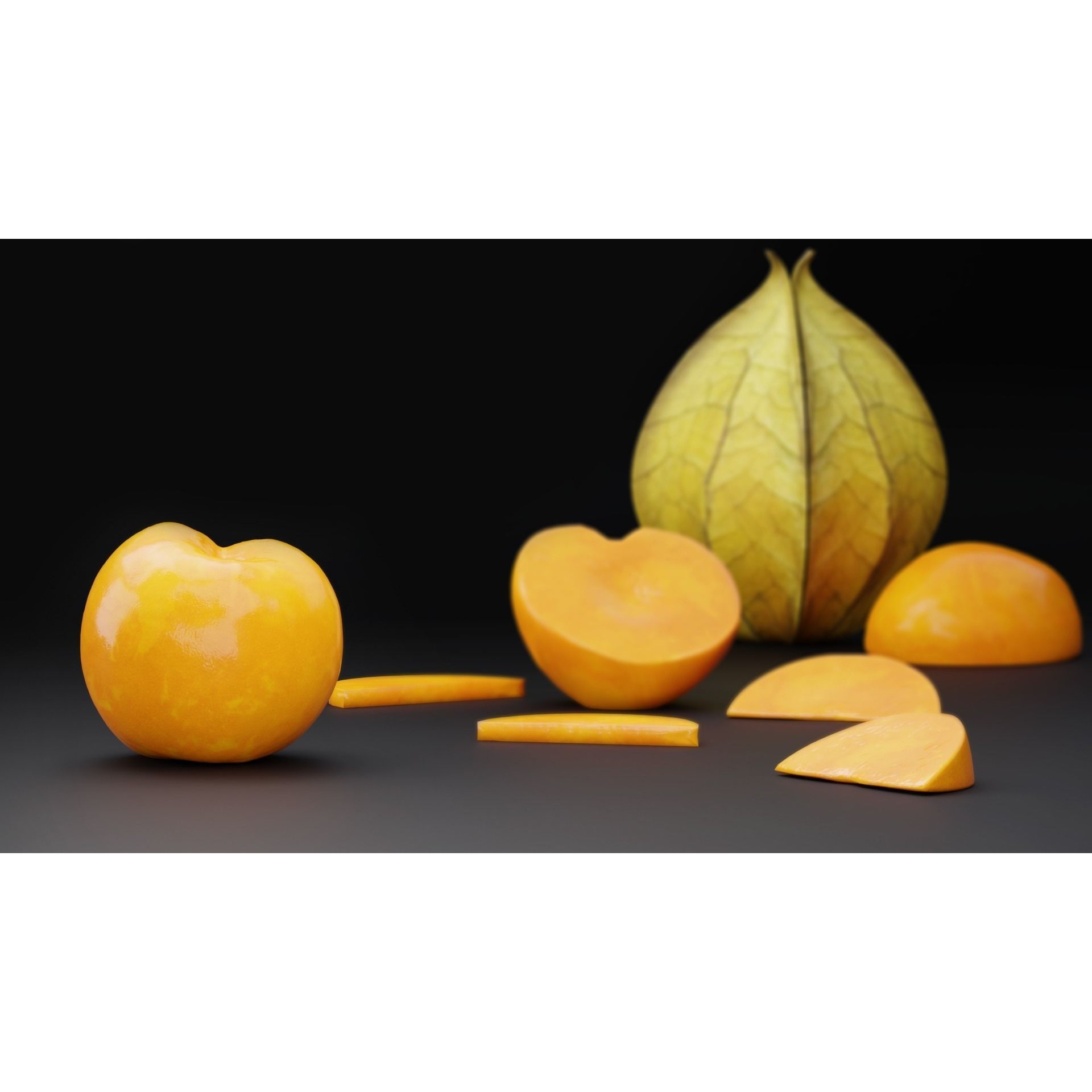 Mega Fruit Pack - Low-Poly Game-Ready 3D Model - View 24