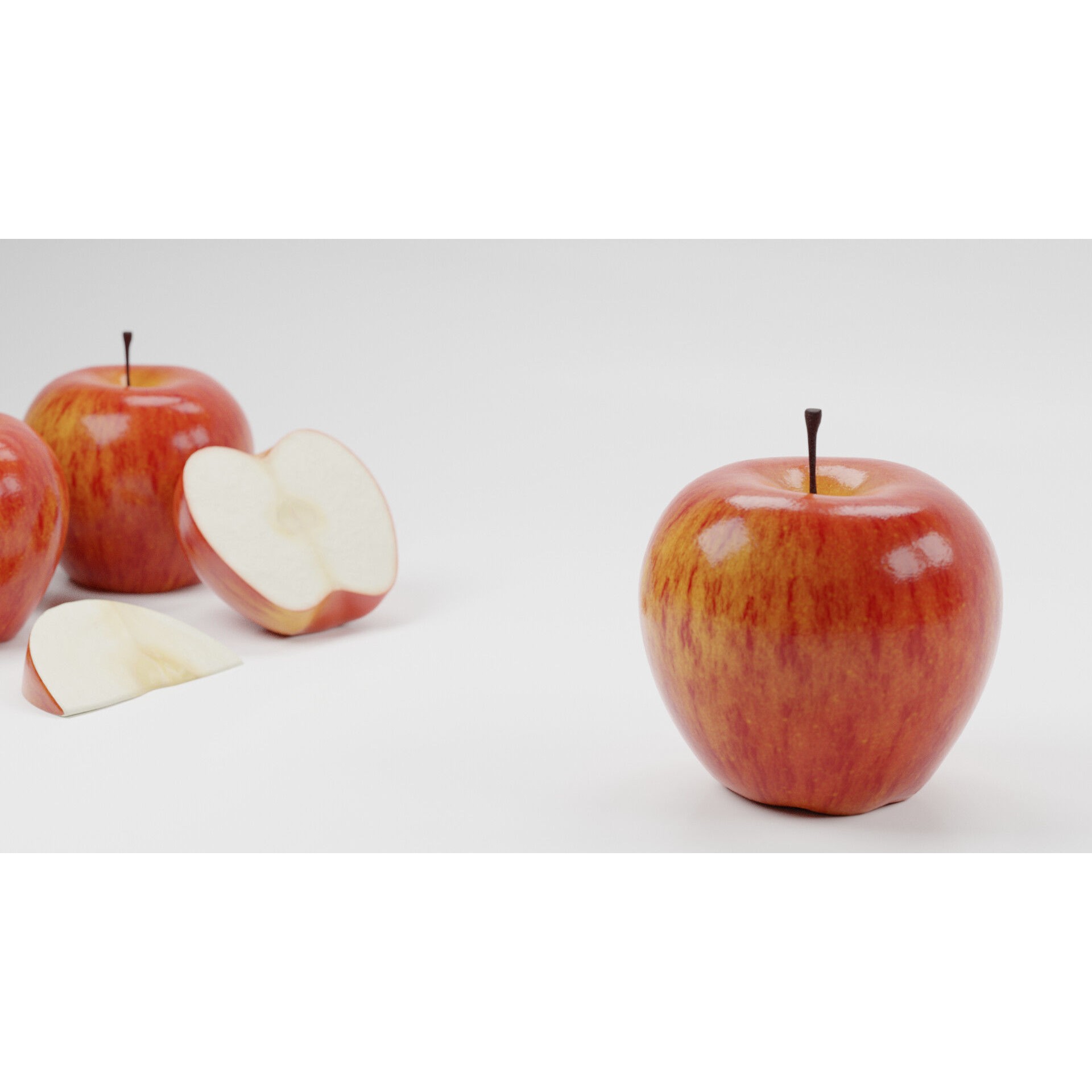 Mega Fruit Pack - Low-Poly Game-Ready 3D Model - View 26