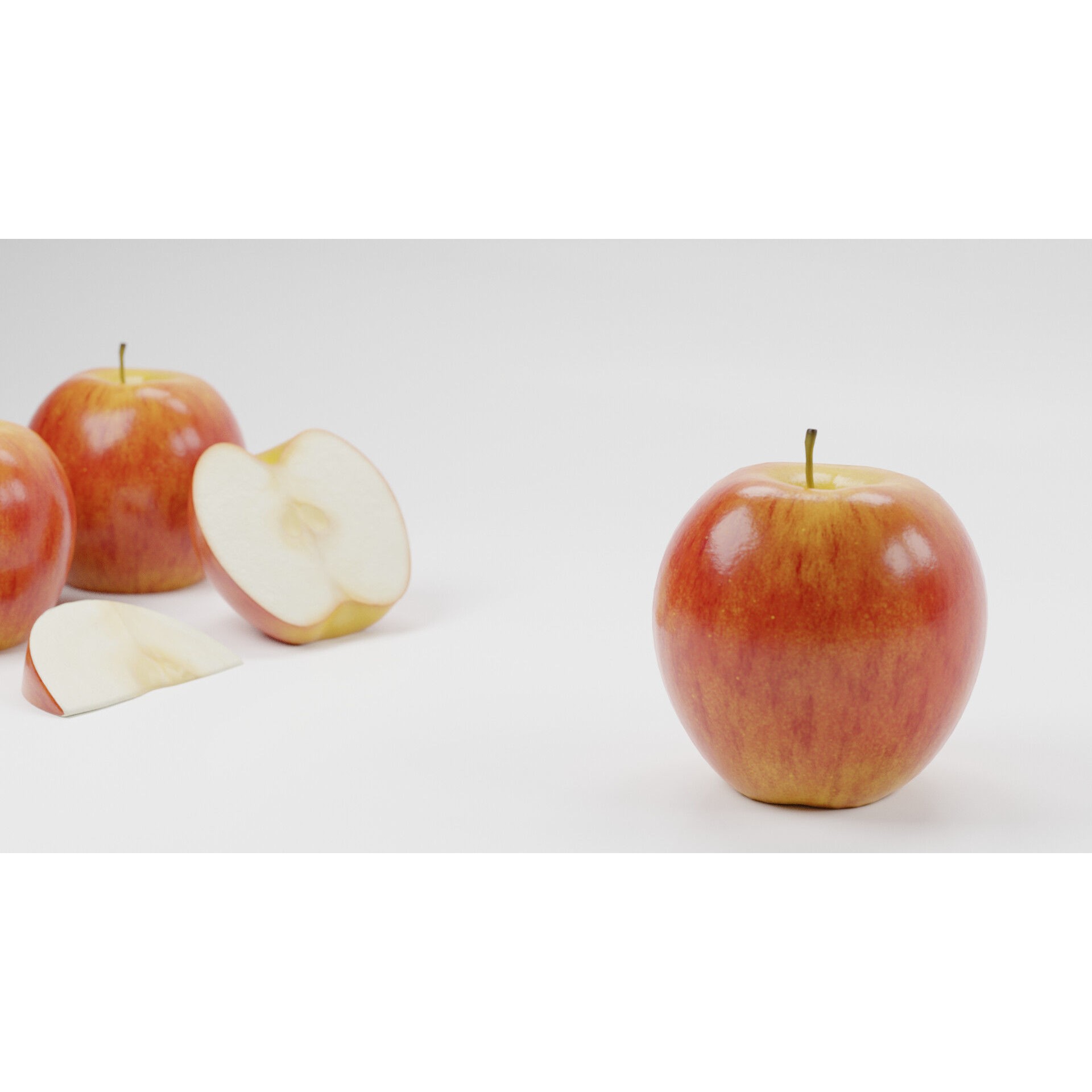 Mega Fruit Pack - Low-Poly Game-Ready 3D Model - View 27