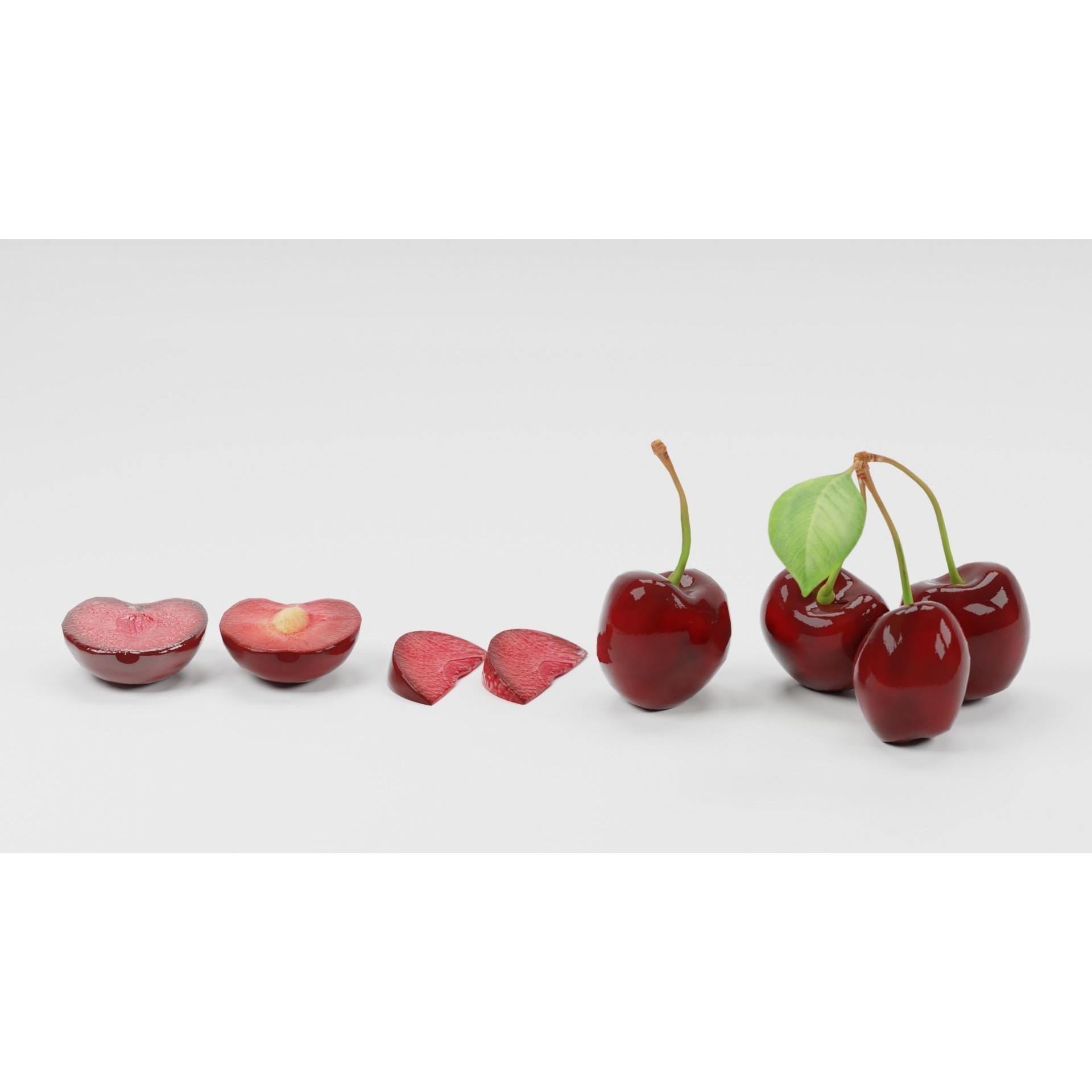 Mega Fruit Pack - Low-Poly Game-Ready 3D Model - View 4