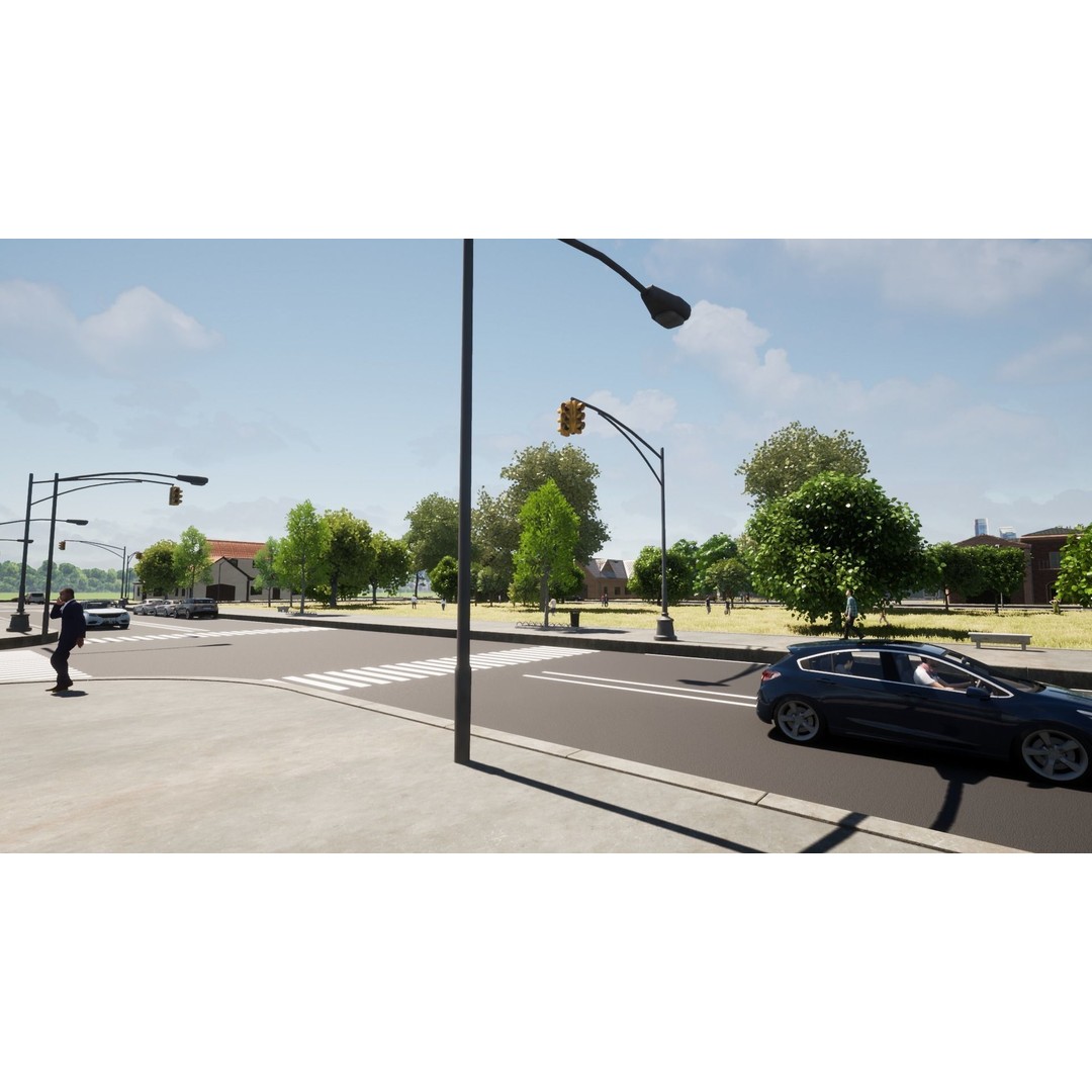 American Villas 3D Model – Low-Poly Architectural Asset, FBX & Blender - View 23