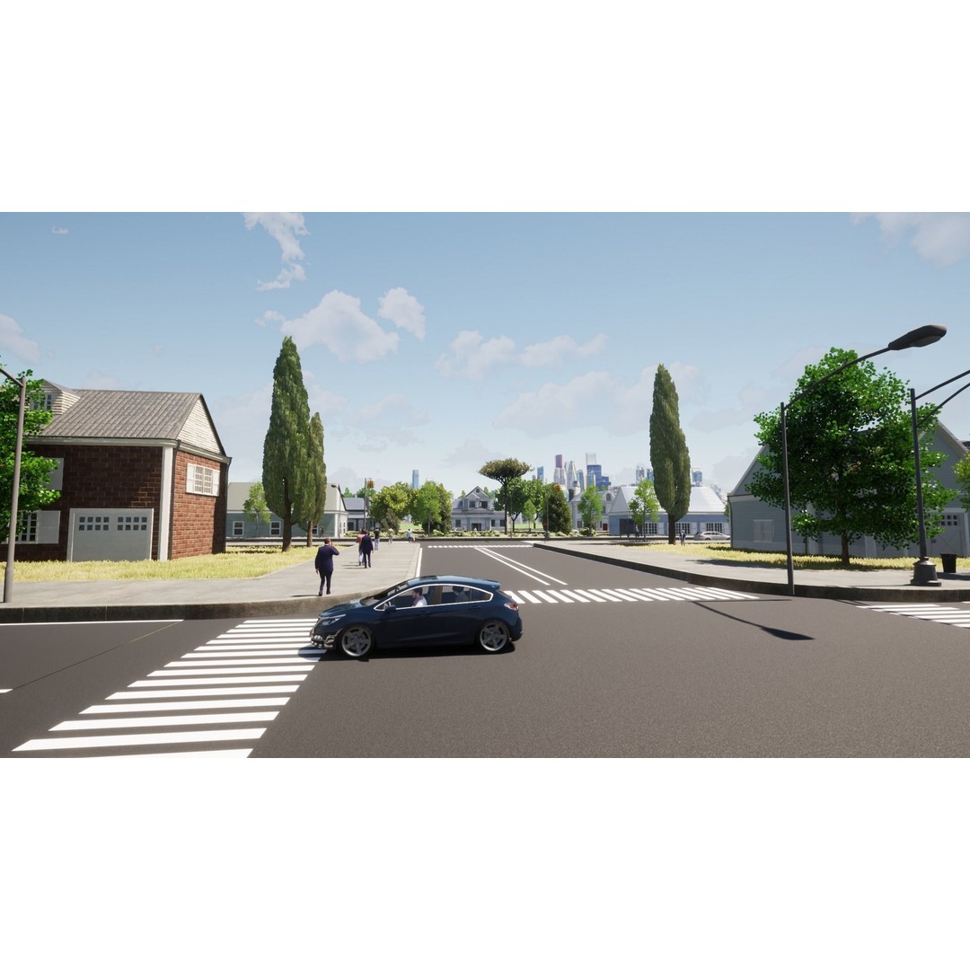 American Villas 3D Model – Low-Poly Architectural Asset, FBX & Blender - View 28