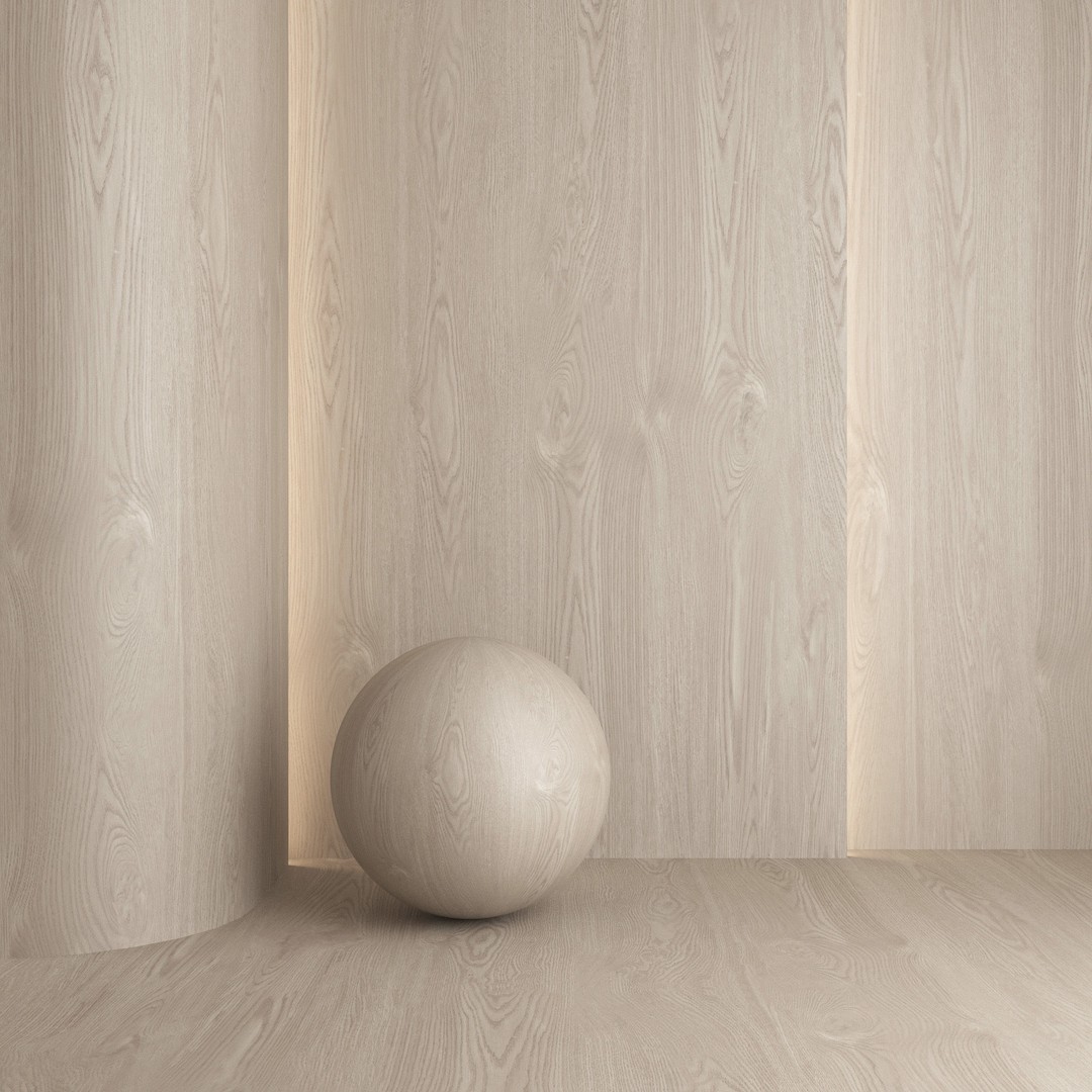 Oak Wood Materials 3D Model – PBR Textures in 7 Colors, FBX, OBJ - View 4