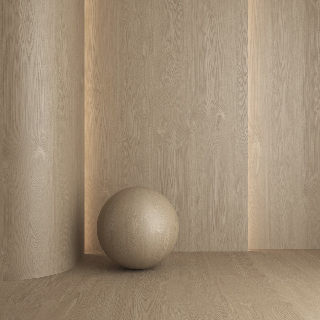 Oak Wood Materials 3D Model – PBR Textures in 7 Colors, FBX, OBJ - View 5