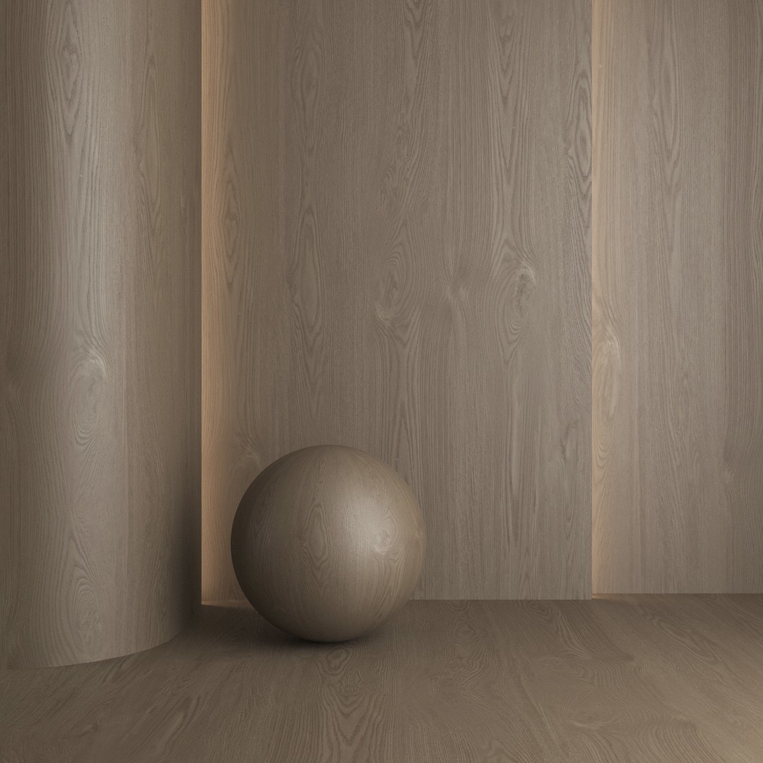 Oak Wood Materials 3D Model – PBR Textures in 7 Colors, FBX, OBJ - View 6