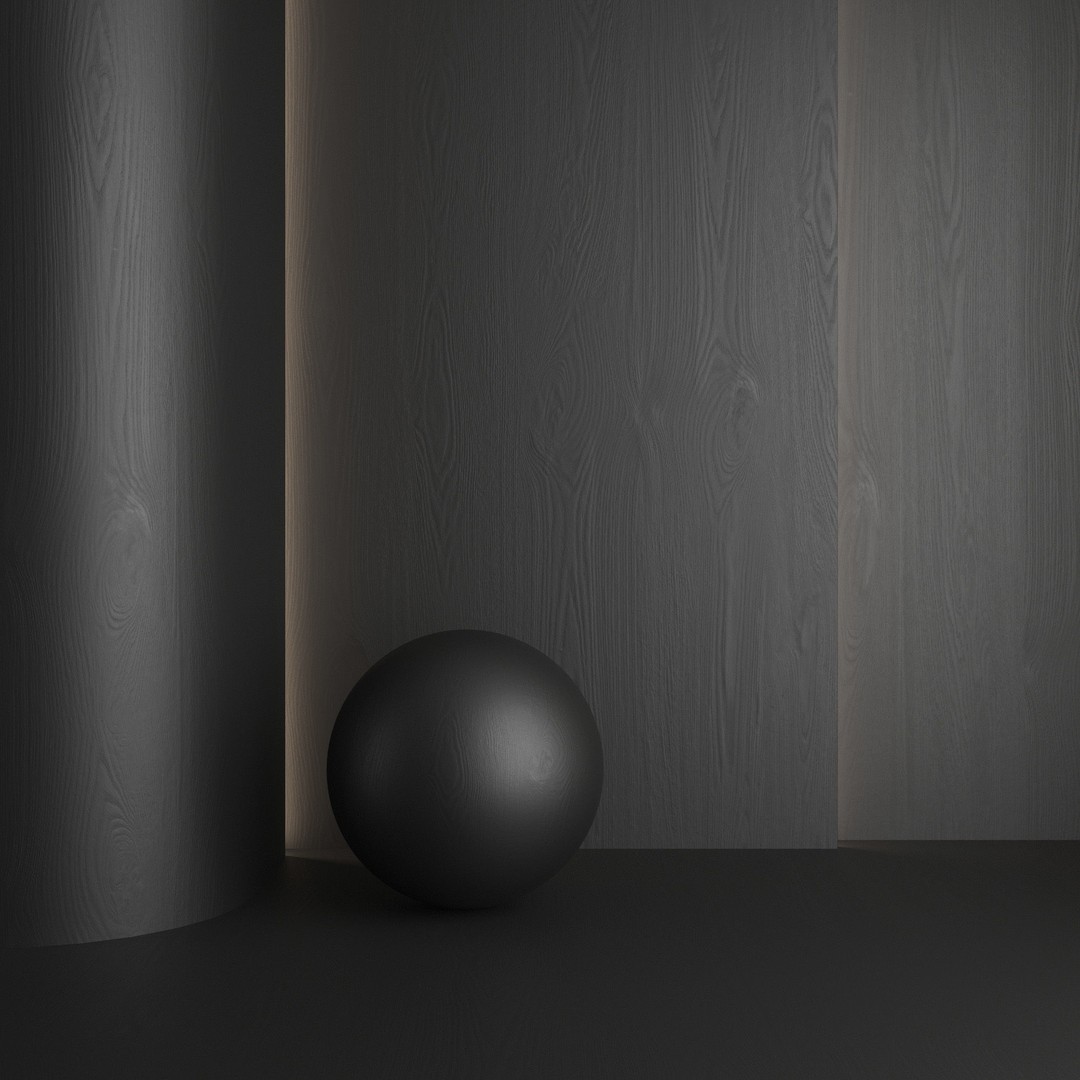 Oak Wood Materials 3D Model – PBR Textures in 7 Colors, FBX, OBJ - View 7