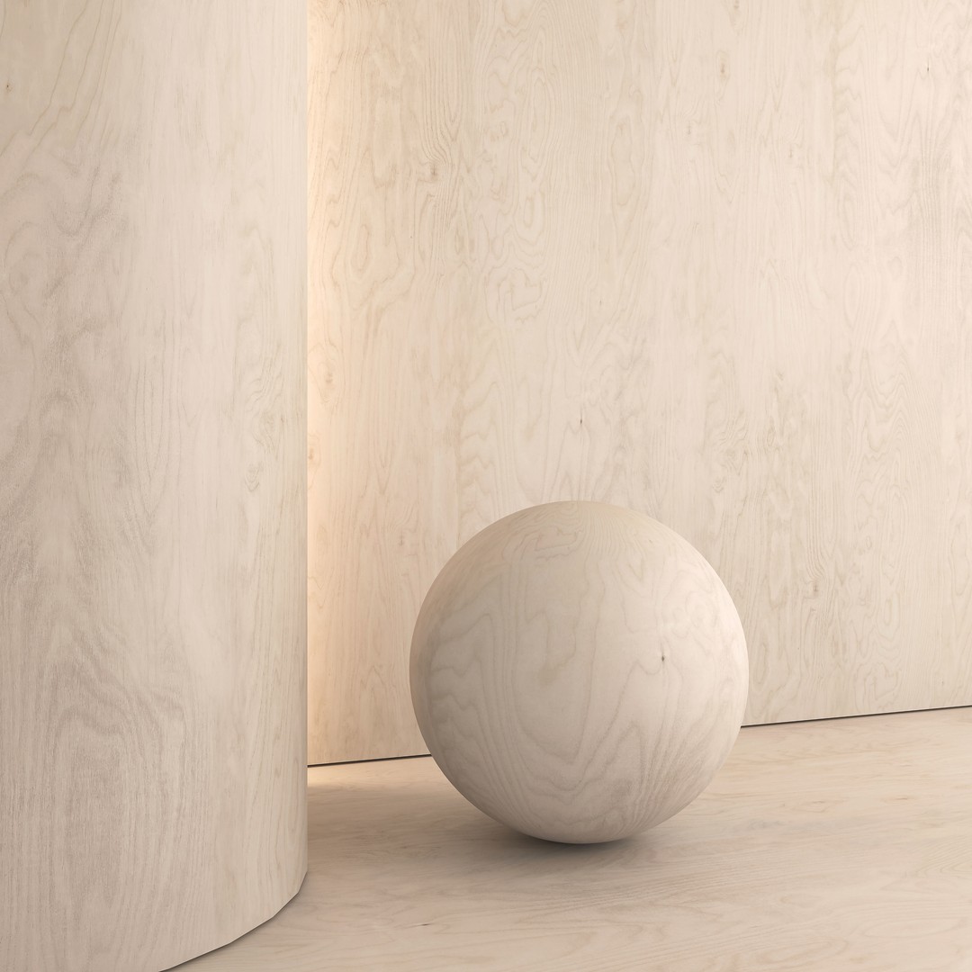 Plywood 3D Model – Architectural Texture Set, PBR, FBX, OBJ - View 7