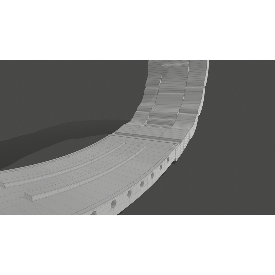 Pretty Watch 3D Model – Low Poly Luxury Timepiece, FBX - View 10