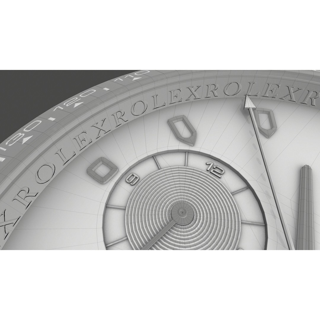Pretty Watch 3D Model – Low Poly Luxury Timepiece, FBX - View 12