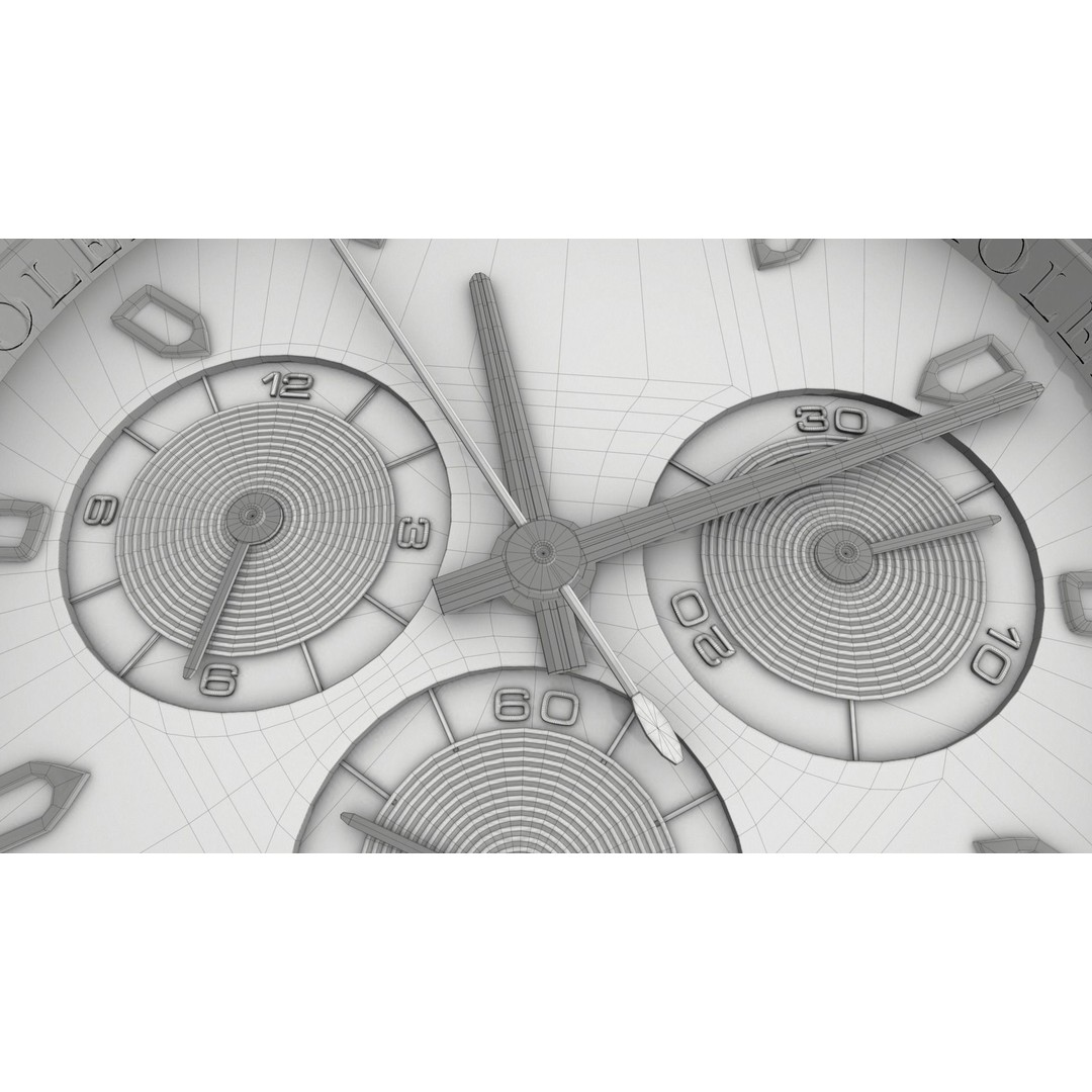 Pretty Watch 3D Model – Low Poly Luxury Timepiece, FBX - View 13