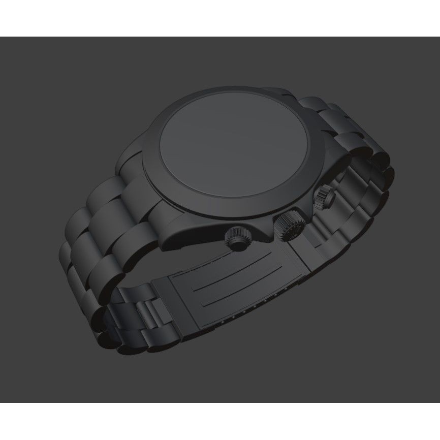 Pretty Watch 3D Model – Low Poly Luxury Timepiece, FBX - View 16