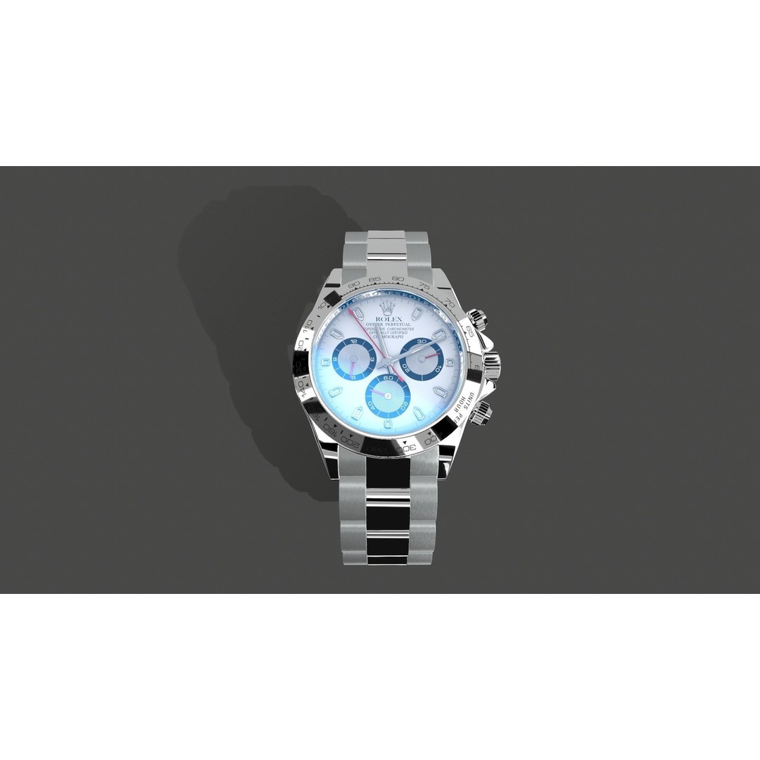 Pretty Watch 3D Model – Low Poly Luxury Timepiece, FBX - View 5
