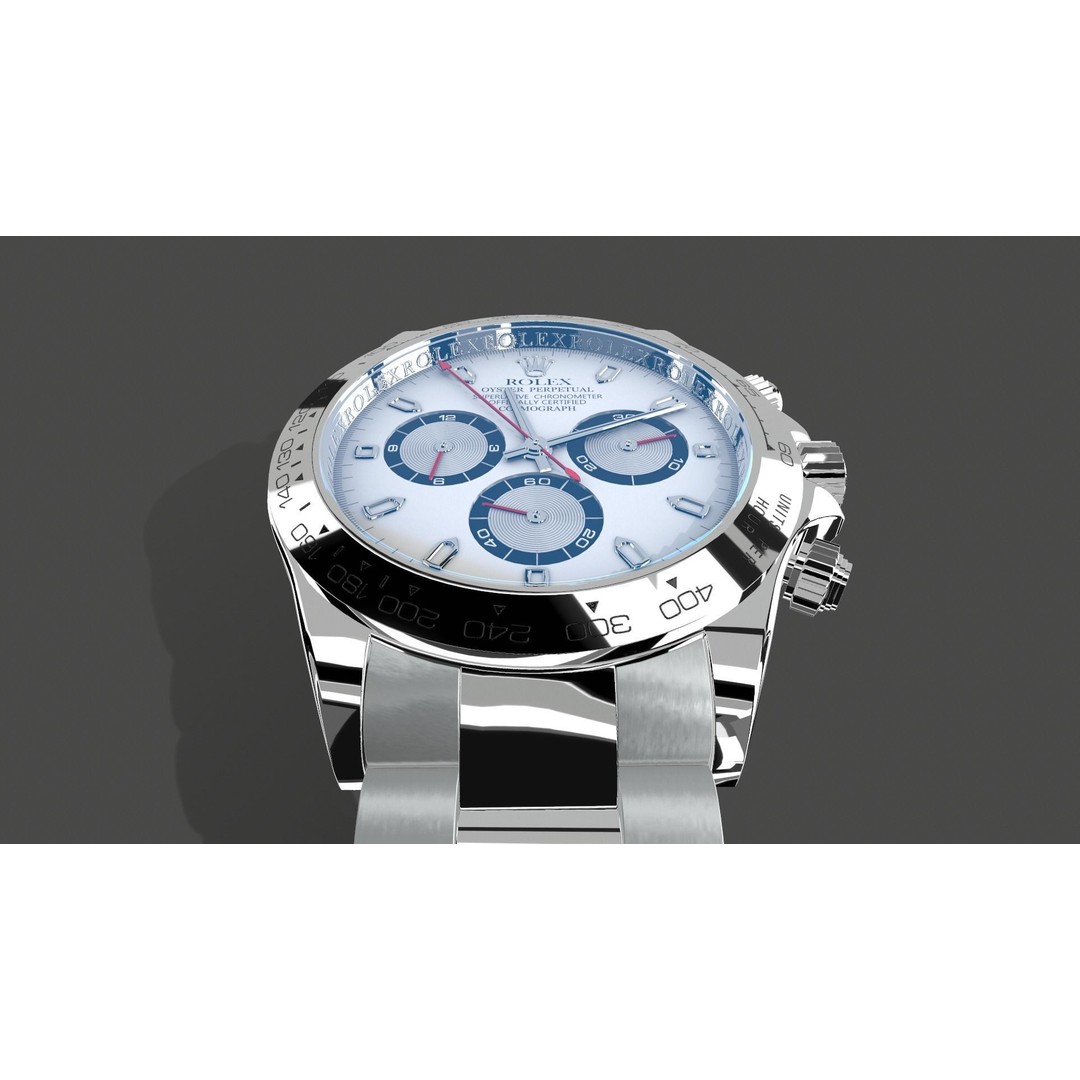 Pretty Watch 3D Model – Low Poly Luxury Timepiece, FBX - View 6