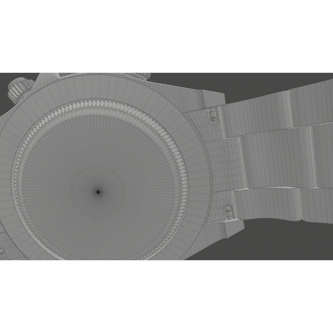 Pretty Watch 3D Model – Low Poly Luxury Timepiece, FBX - View 9