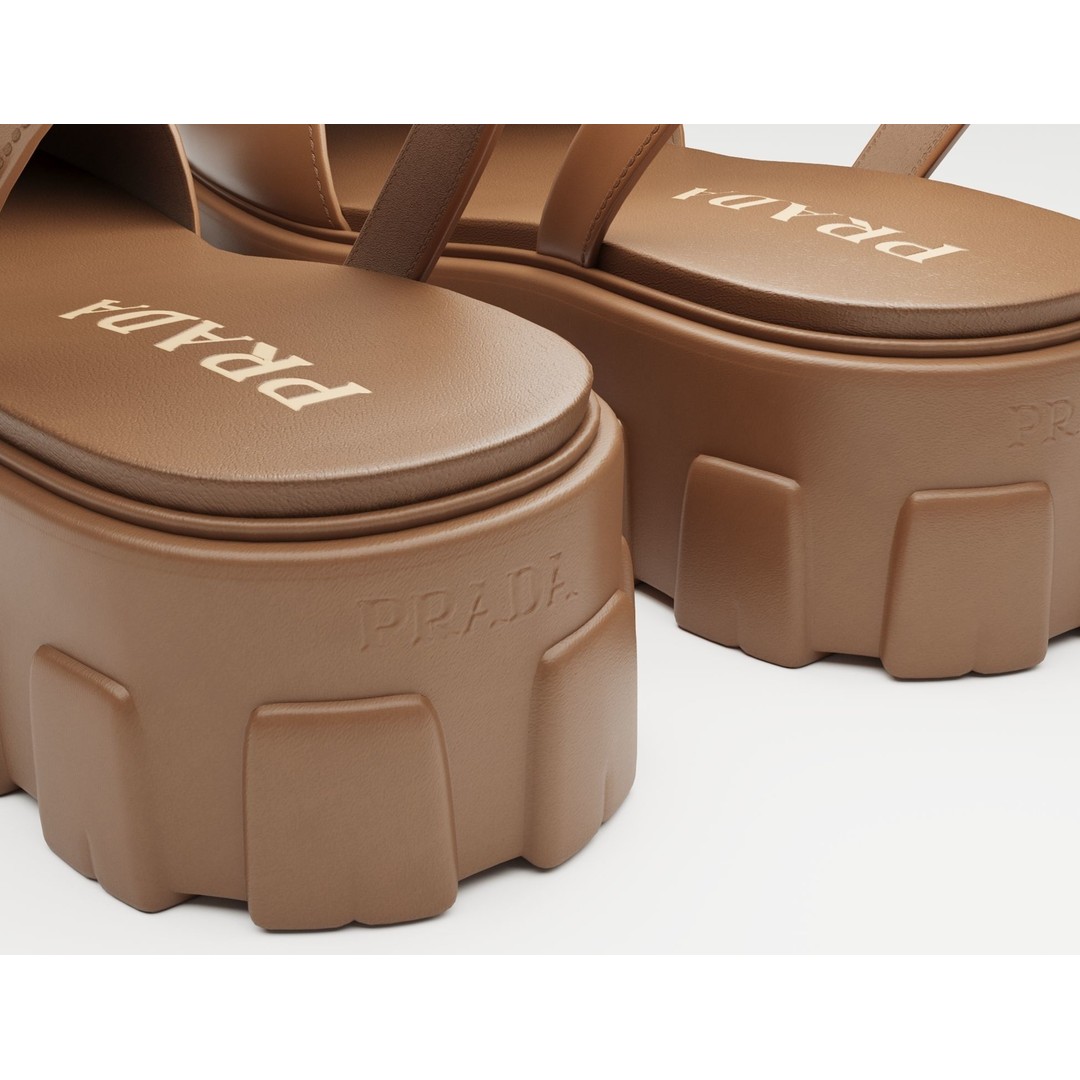 Monolith Sandals 3D Model – Low Poly Game-Ready Footwear, FBX - View 6