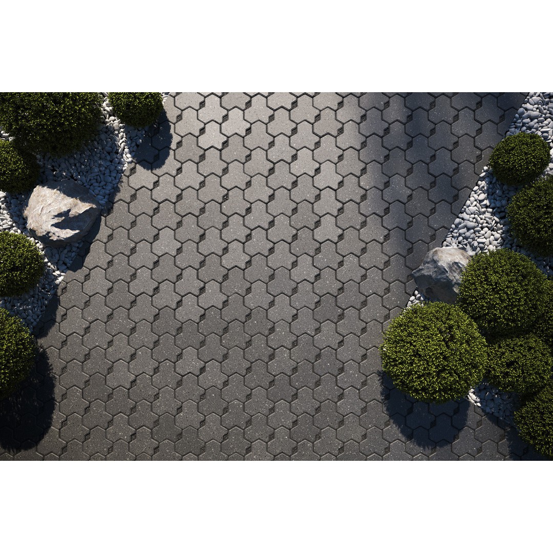 Large Area Paving Textures 3D Model – 8K Modern Pavement, PBR - View 40