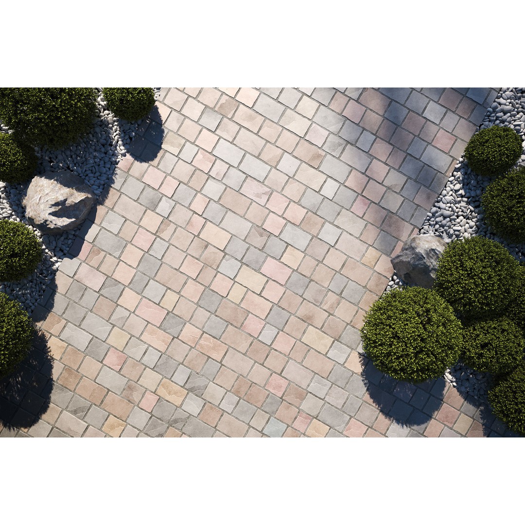 Large Area Paving Textures 3D Model – 8K Modern Pavement, PBR - View 52