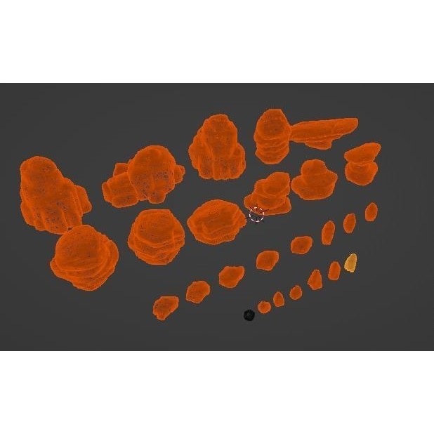 Desert Rock 3D Model – Stylized Low Poly Environment Asset, FBX - View 11