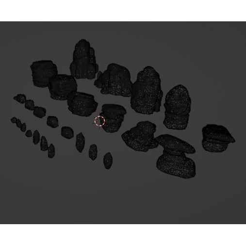 Desert Rock 3D Model – Stylized Low Poly Environment Asset, FBX - View 13