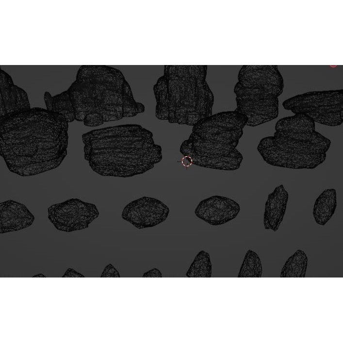 Desert Rock 3D Model – Stylized Low Poly Environment Asset, FBX - View 18