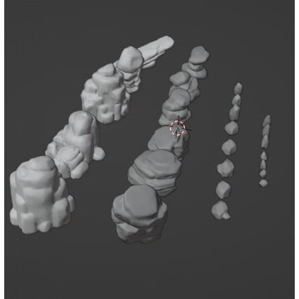 Desert Rock 3D Model – Stylized Low Poly Environment Asset, FBX - View 9