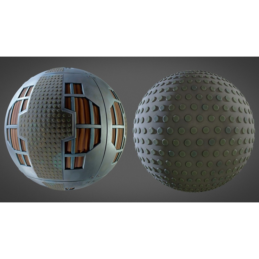 Stylized Town Textures 3D Model – PBR Materials, 2048x2048 PNG - View 13