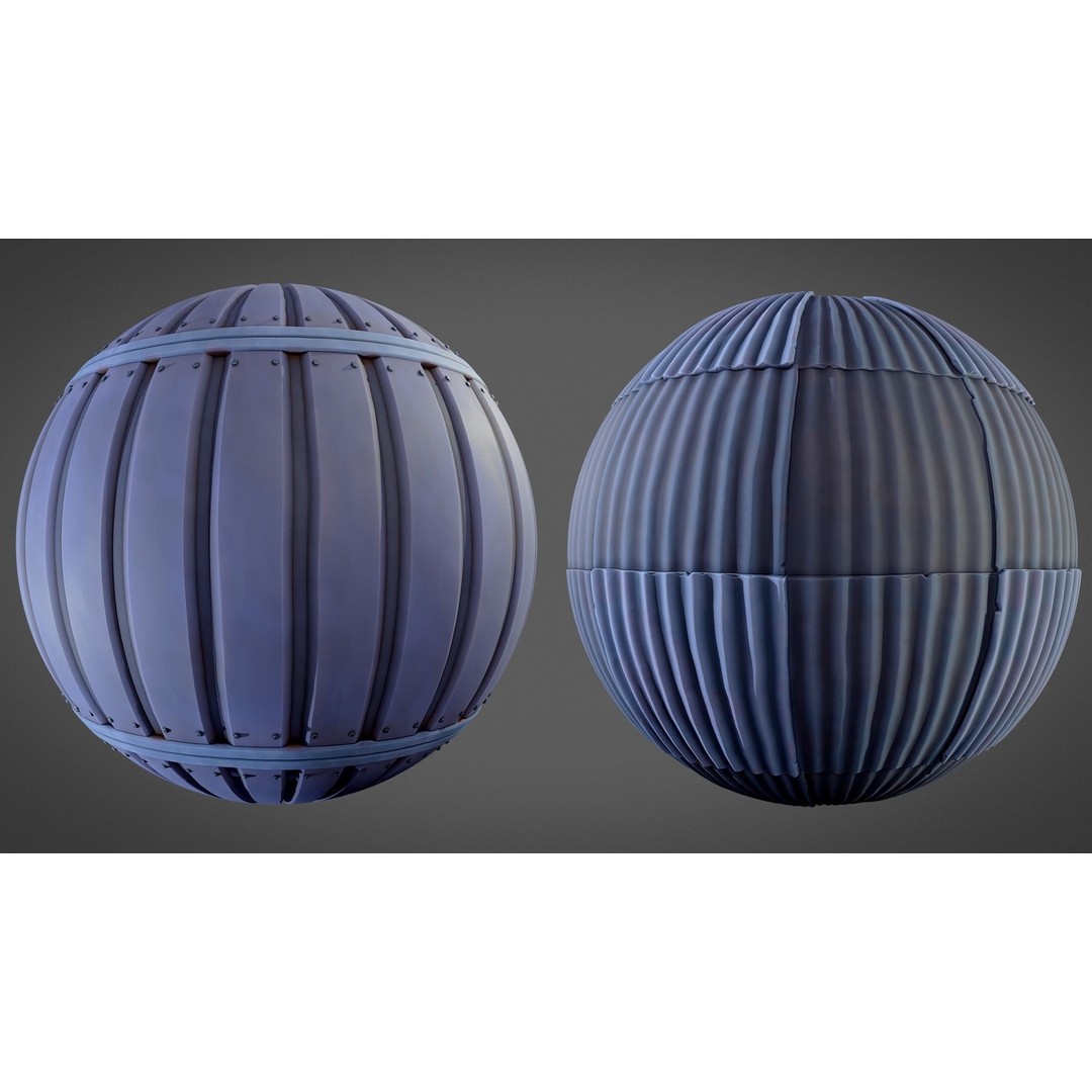 Stylized Town Textures 3D Model – PBR Materials, 2048x2048 PNG - View 15