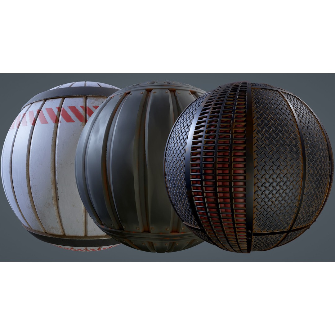 Stylized Town Textures 3D Model – PBR Materials, 2048x2048 PNG - View 22