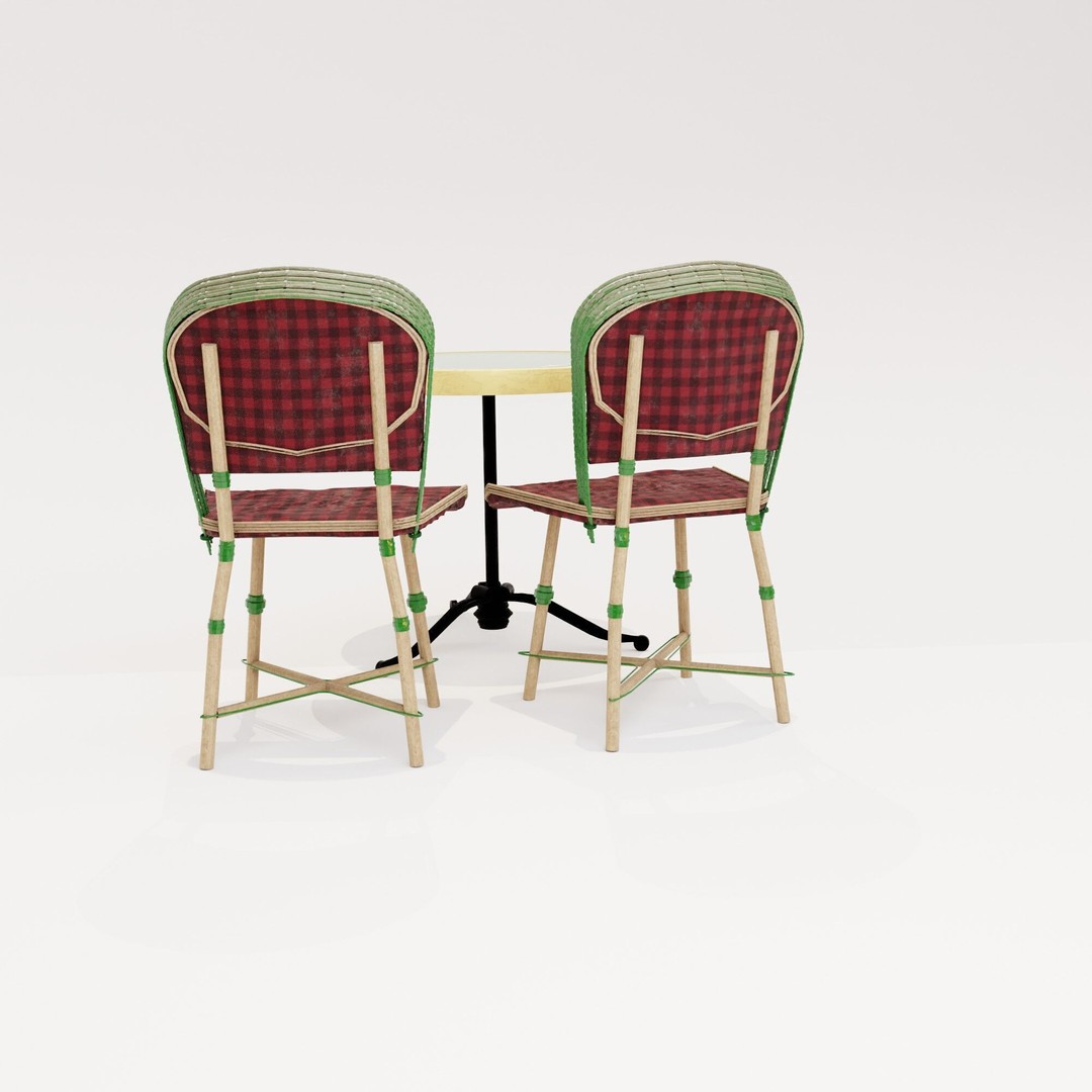 Café de Flore 3D Model – High Poly Architectural Asset, Blender, FBX - View 21