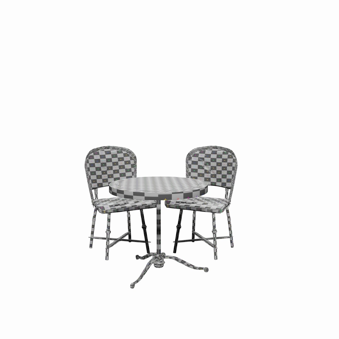 Café de Flore 3D Model – High Poly Architectural Asset, Blender, FBX - View 27