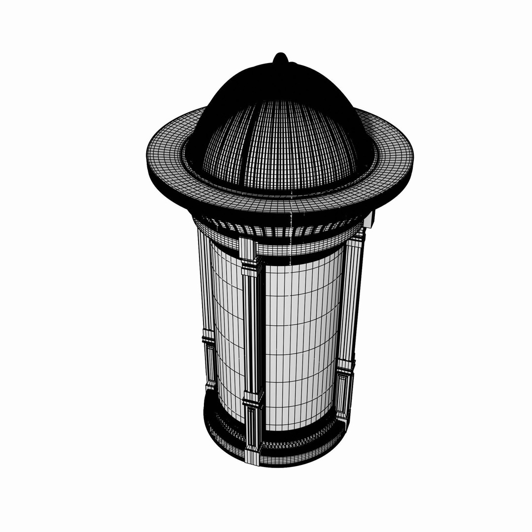 Café de Flore 3D Model – High Poly Architectural Asset, Blender, FBX - View 34