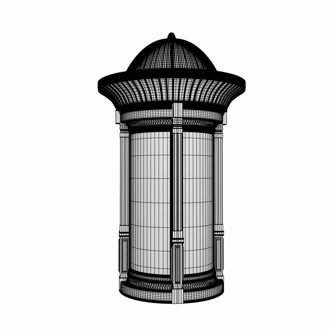Café de Flore 3D Model – High Poly Architectural Asset, Blender, FBX - View 35