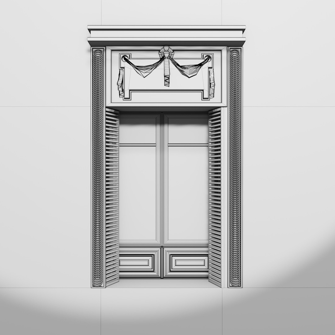 Café de Flore 3D Model – High Poly Architectural Asset, Blender, FBX - View 65