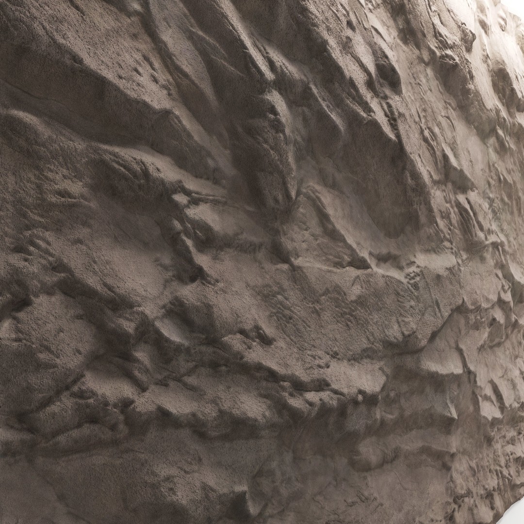 Stone Wall 3D Model – High Quality Natural Textures, FBX & OBJ - View 3