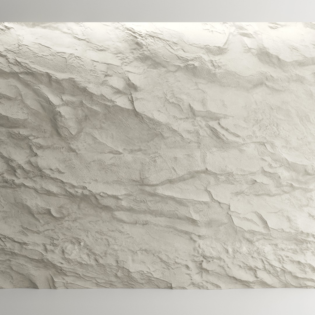 Stone Wall 3D Model – High Quality Natural Textures, FBX & OBJ - View 4