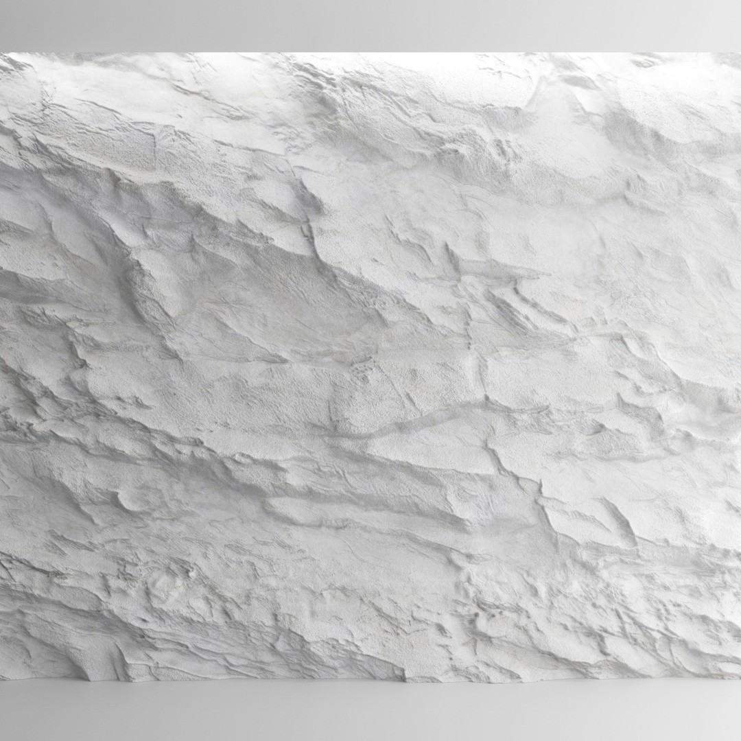 Stone Wall 3D Model – High Quality Natural Textures, FBX & OBJ - View 5