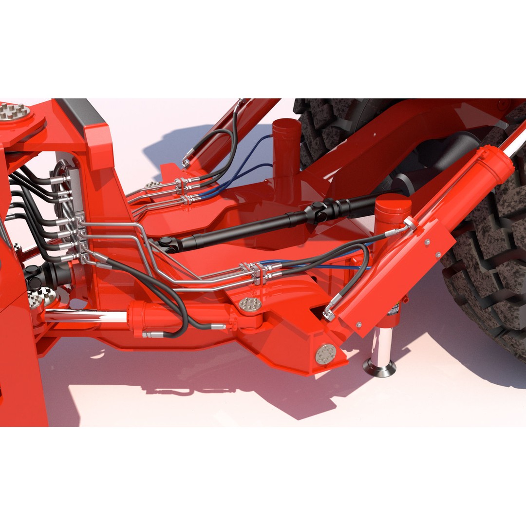 Underground Mining Truck TH663 3D Model – High Poly PBR Asset, FBX - View 15