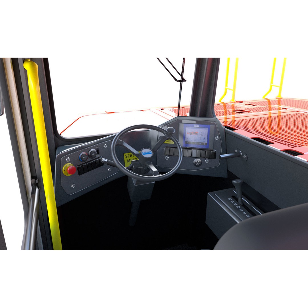 Underground Mining Truck TH663 3D Model – High Poly PBR Asset, FBX - View 7