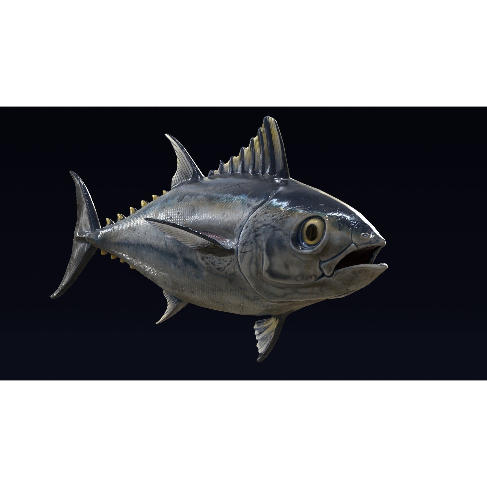 Butchered Fish Megaset - Low-Poly Game-Ready 3D Model - View 24