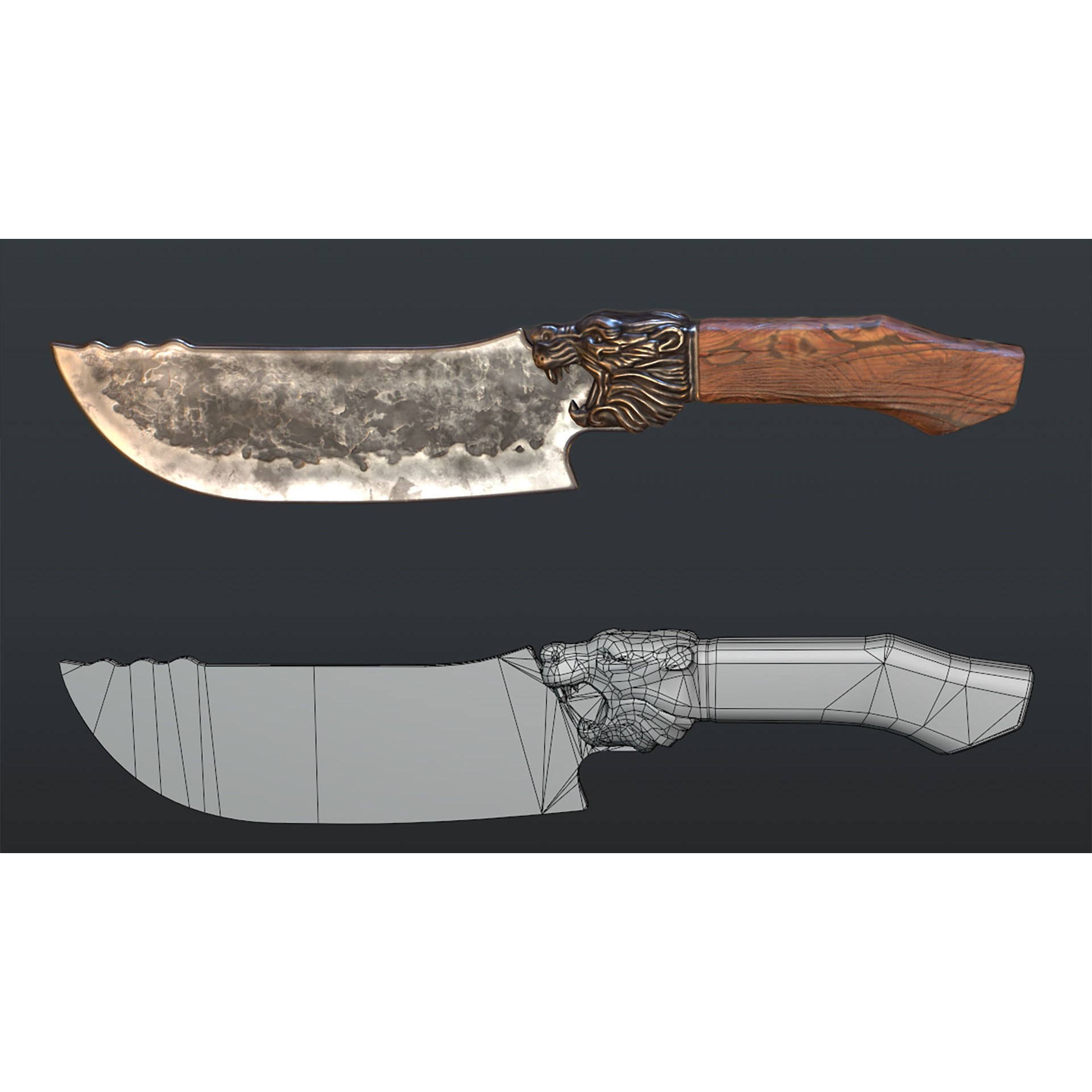 Butchered Fish Megaset - Low-Poly Game-Ready 3D Model - View 3