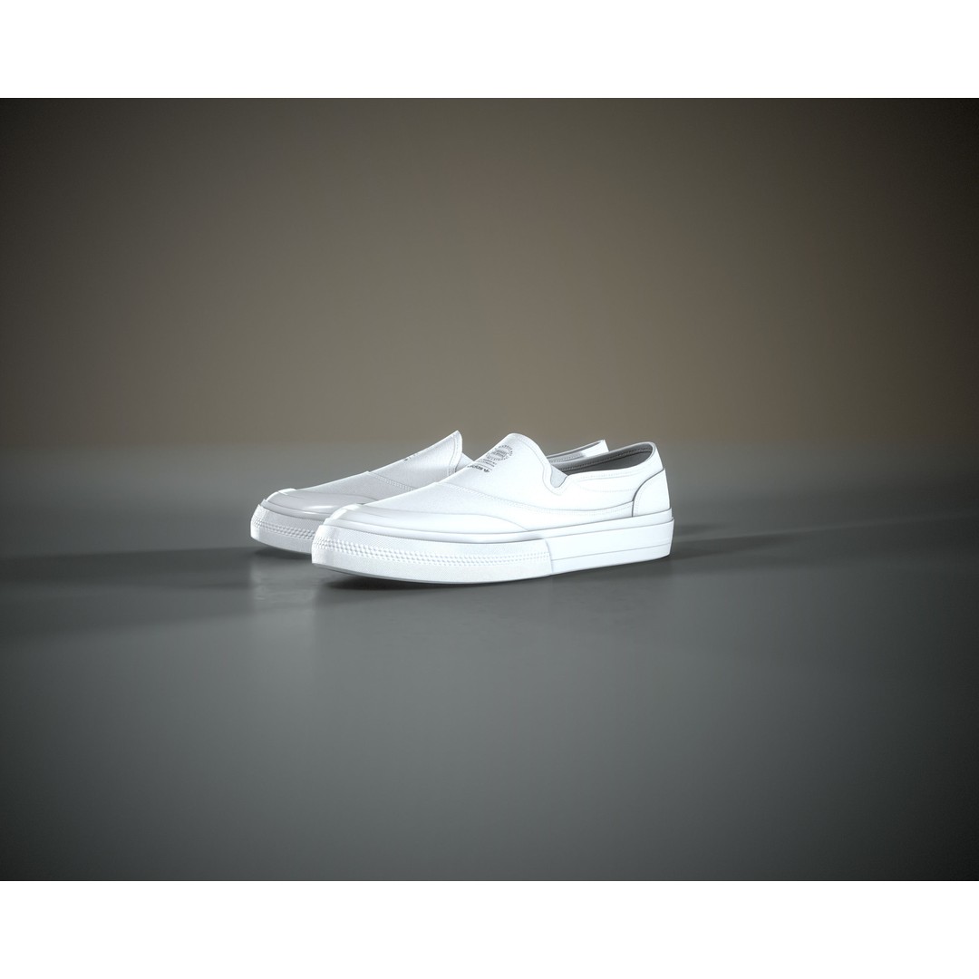 Adidas Nizza RF Slip 3D Model – Low Poly Game Asset, FBX & OBJ - View 10