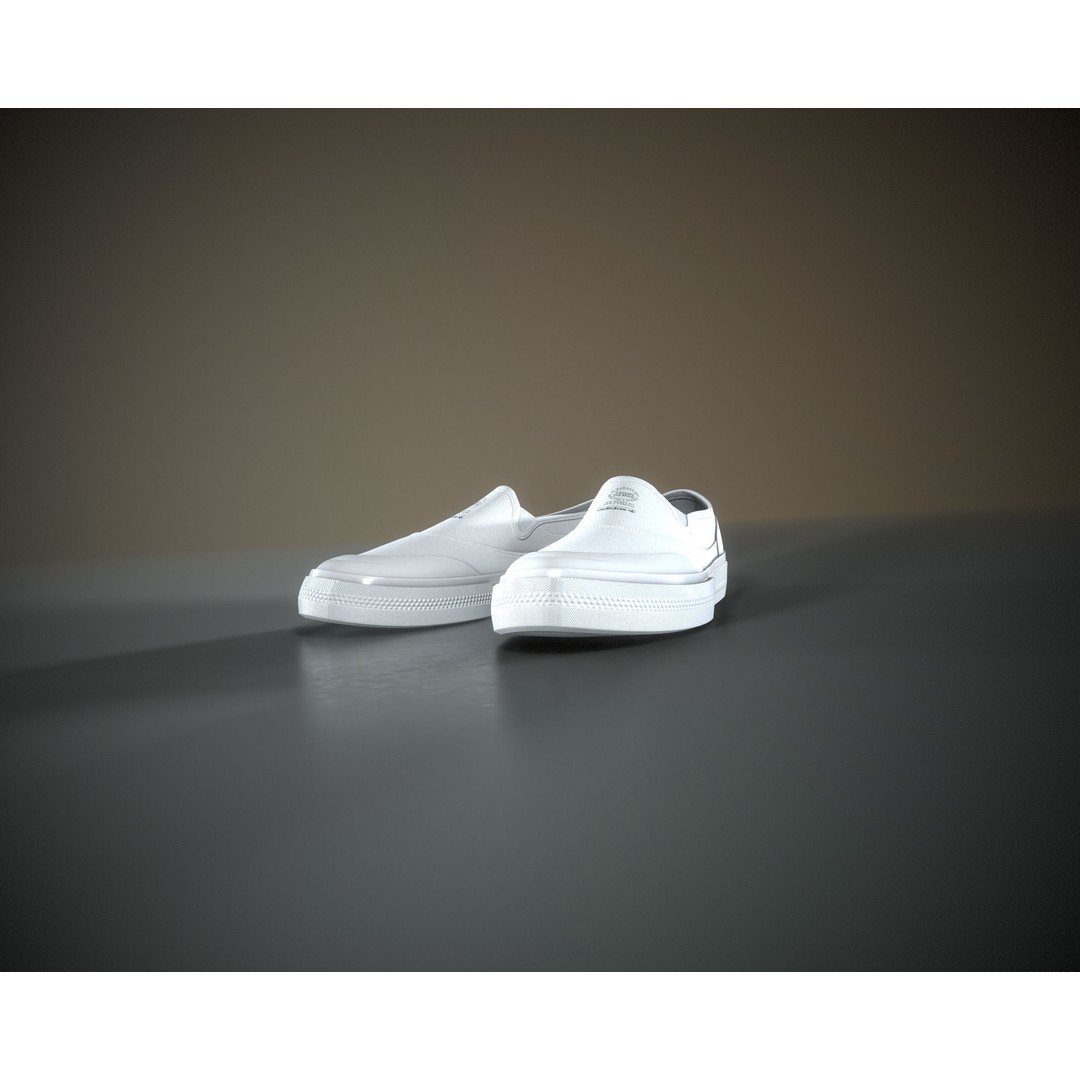 Adidas Nizza RF Slip 3D Model – Low Poly Game Asset, FBX & OBJ - View 11