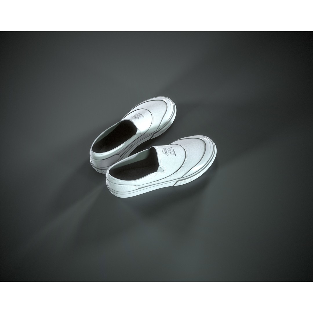 Adidas Nizza RF Slip 3D Model – Low Poly Game Asset, FBX & OBJ - View 14