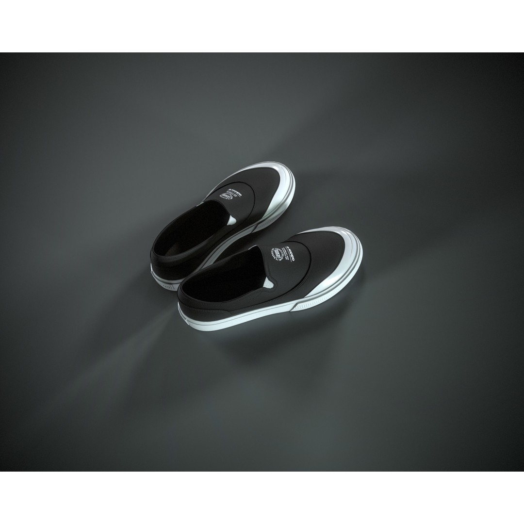 Adidas Nizza RF Slip 3D Model – Low Poly Game Asset, FBX & OBJ - View 6