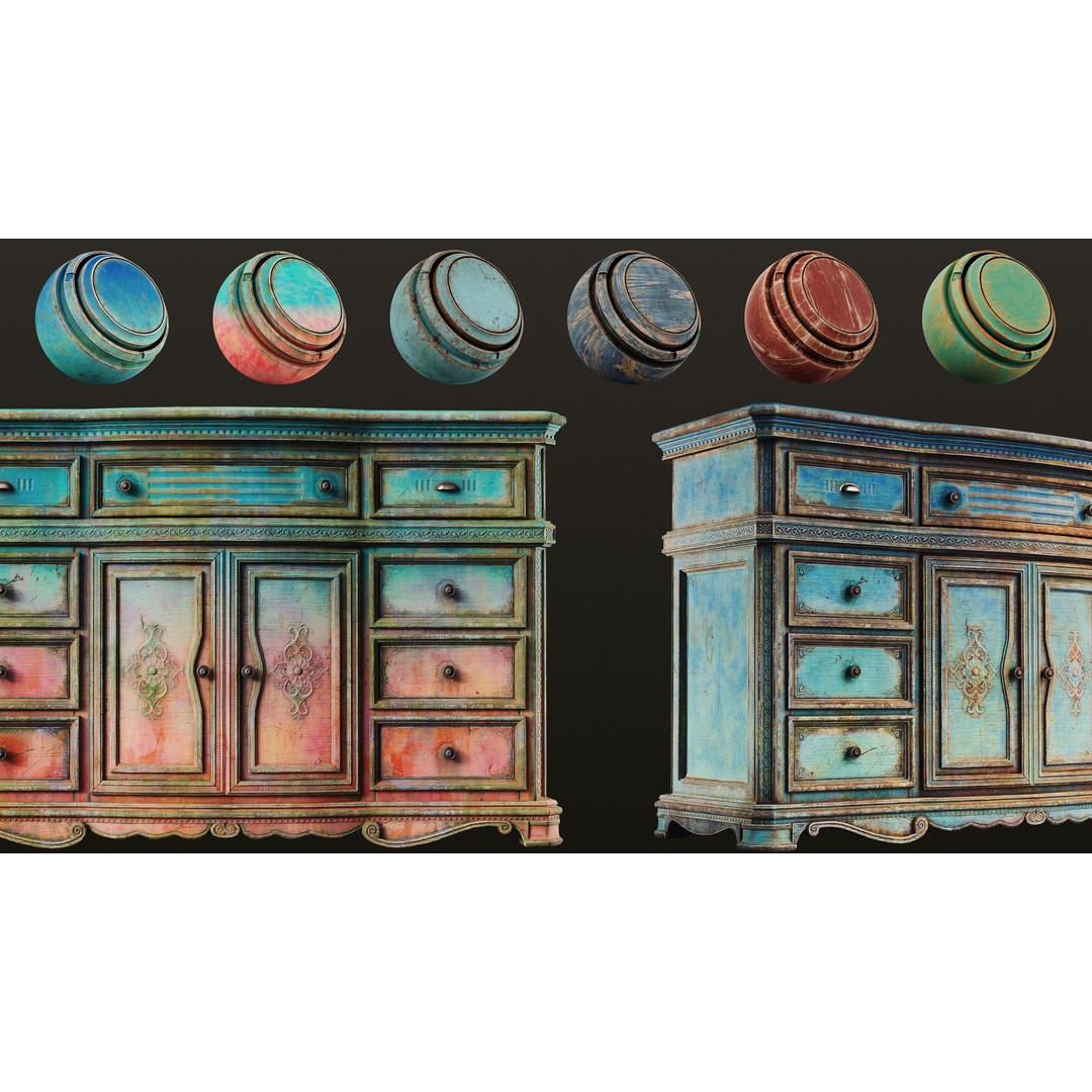 Wood Smart Materials 3D Model – High-Detail PBR Textures for Substance Painter - View 5